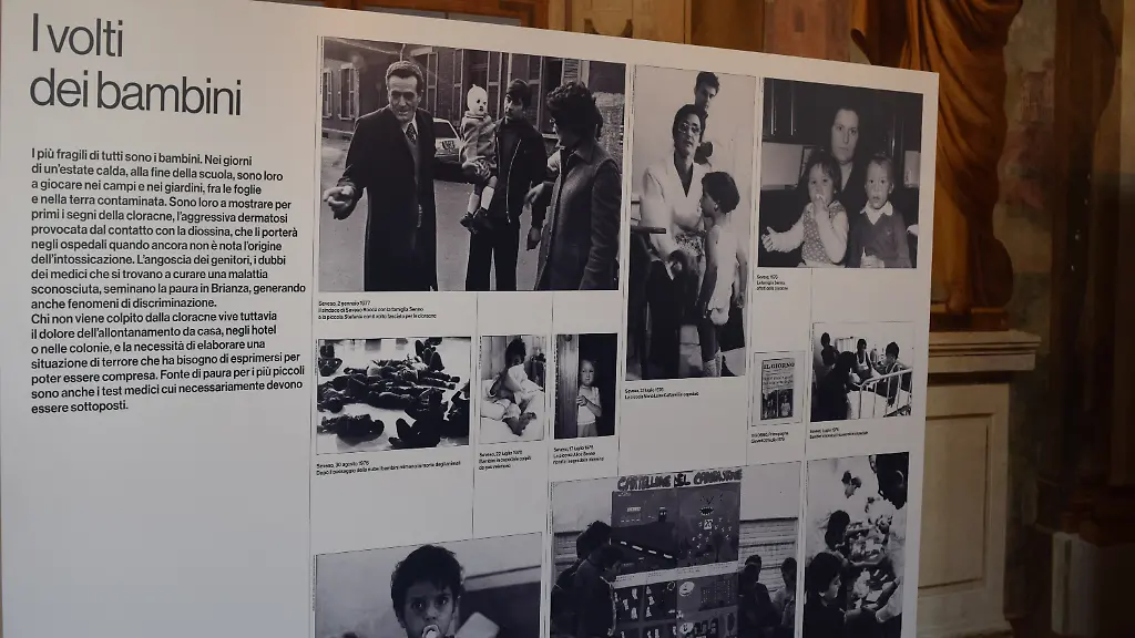 Foto aus der Ausstellung Dioxin 50 Jahre später © A.Affaticati